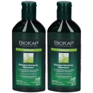 Trova Offerte di bios line biokap shampoo nutriente riparatore set da 2 2x200 ml shampo e compra online