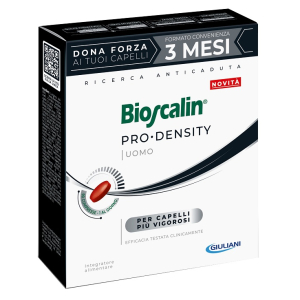 Trova Offerte di bioscalin pro density uomo - integratore alimentare per capelli più vigorosi - 90 compresse - tre mesi di trattamento e compra online