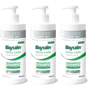 Trova Offerte di bioscalin total care shampoo fortificante rivitalizzante 3x400 ml sham e compra online