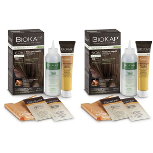Trova Offerte di biosline biokap® nutricolor delicato rapid 6,06 biondo scuro avana set e compra online