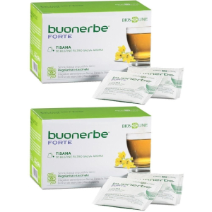 Trova Offerte di biosline buonerbe tisana forte set da 2 pz bustine filtro e compra online