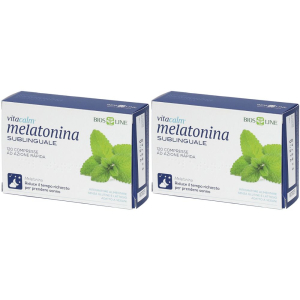 Trova Offerte di biosline vitacalm melatonina sublinguale set da 2 2x8,4 g compresse su e compra online