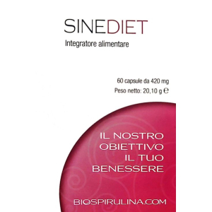 Biospirulina.com sinediet integratore alimentare per controllo peso 60 capsule