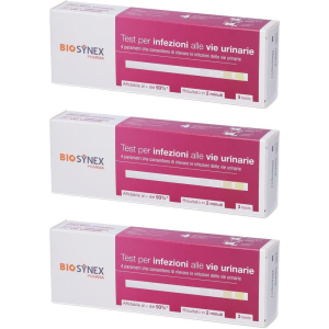 Trova Offerte di biosynex autotest infezioni vie urinarie 4 parametri 3x3 st e compra online