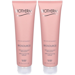 Trova Offerte di biotherm biosource mousse detergente addolcente per pelle secca 150 ml e compra online