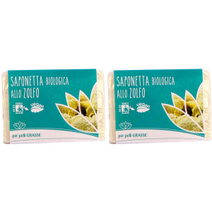 Trova Offerte di biotobio	saponetta zolfo bio set da 2 2x100 g sapone e compra online