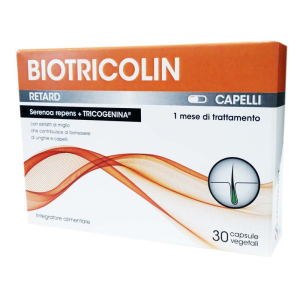 biotricolin retard 30 capsule bugiardino cod: 972793499 
