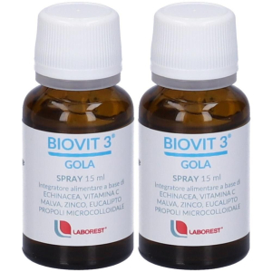Trova Offerte di biovit 3 gola fiala spray 2x15 ml e compra online