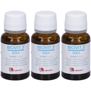 Trova Offerte di biovit 3 gola fiala spray 3x15 ml e compra online