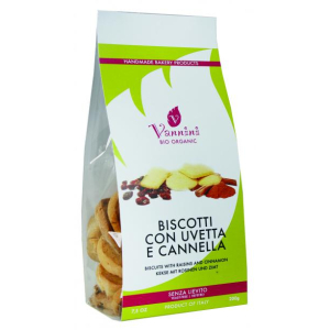 biscotti cannella uvetta 200g bugiardino cod: 927186484 