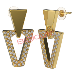 Bjt328 orecchini emily gold plated