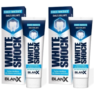 Trova Offerte di blanx® white shock dentifricio sbiancante 2x75 ml e compra online