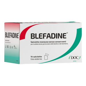 blefadine salviette monouso14p bugiardino cod: 978691145 
