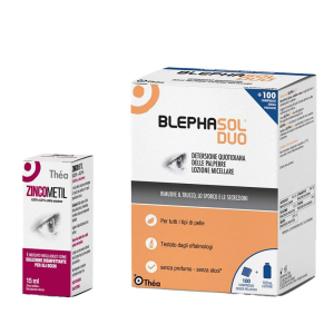 Trova Offerte di blephasol duo lozione e tamponi + zincometil 0,02% 0,01% collirio 1 e compra online