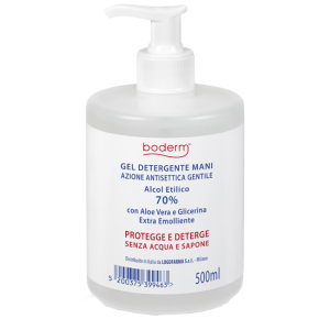 hand cleansing gel 70% 500ml bugiardino cod: 980447104 