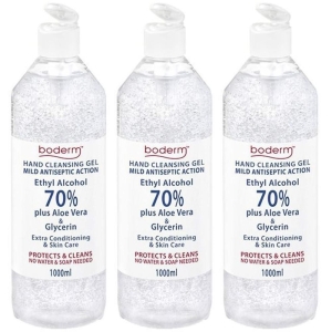Trova Offerte di Boderm hand cleansing gel 70% 1 litro 3x1000 ml e compra online