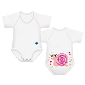 Body 0-36m bio cotton 4season slow friends chiocciola