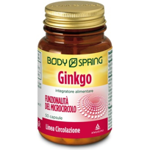 body spring ginkgo 50 capsule - integratore bugiardino cod: 902998739 