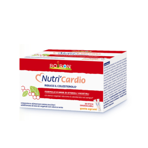 Boiron nutri cardio promo integratore per ridurre il colesterolo 30 stick orosolubili gusto agrumi + pochette in regalo