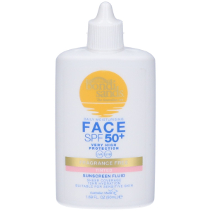 Bondy sands fluido viso colorato senza profumo spf50+ 50 ml crema sola