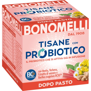 Trova Offerte di bonomelli tisana con probiotico dopo pasto in filtri 20 g tè e compra online