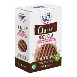 Bonta' vostra cho-in nocciola biscotto a cialda 4 pezzi da 15 g