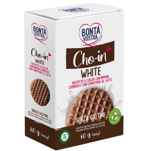 Trova Offerte di bonta' vostra cho-in white biscotto a cialda 4 pezzi da 15 g e compra online