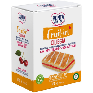 Trova Offerte di bonta' vostra fruit in merendina di pan di spagna con farcitura alla ciliegia 4 pezzi x 40 g e compra online