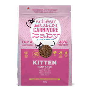 Trova Offerte di born carnivore baby cat pollo&uova schesir(r) 1,25kg e compra online