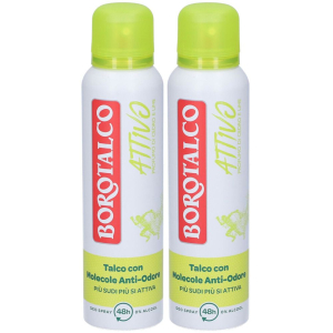 Trova Offerte di borotalco attivo profumo di cedro e lime set da 2 2x150 ml deodorante e compra online