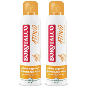 Trova Offerte di borotalco deodorante attivo arancione spray (150ml) 2x150 ml e compra online