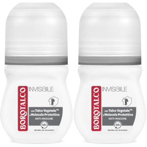 Trova Offerte di borotalco deodorante invisible grigio roll on (50ml) 2x50 ml e compra online