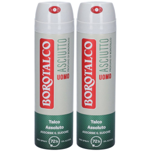 Trova Offerte di borotalco uomo asciutto profumo di deo spray set da 2 2x150 e compra online