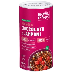 Trova Offerte di Bowlpros granola cioccolato & lampone 400 g e compra online