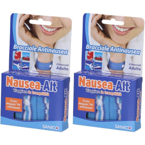 Trova Offerte di bracciale antinausea adulto nausea-alt 2x1 st e compra online