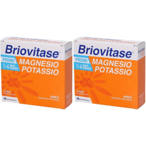 Trova Offerte di briovitase magnesio e potassio gusto arancia 14 bustine 2x14 pz bustin e compra online