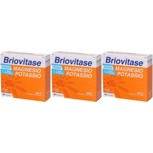 Trova Offerte di briovitase magnesio e potassio gusto arancia 14 bustine 3x14 pz bustin e compra online
