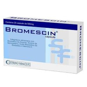 bromescin 20 capsule bugiardino cod: 930772090 