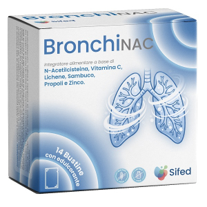 Trova Offerte di bronchinac integratore per il benessere delle vie respiratorie 14 bustine e compra online