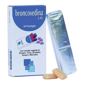 broncosedina cm 24 pastiglie 70g bugiardino cod: 904247956 