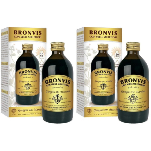 Trova Offerte di bronvis con miele millefiori 200 ml 2x200 ml sciroppo per la tosse e compra online