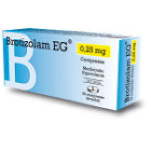 brotizolam eg 30 compresse 0,25mg bugiardino cod: 041128036 