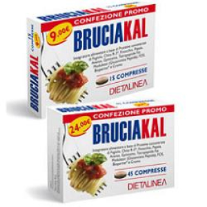 bruciakal 45 compresse dietalinea bugiardino cod: 923352645 