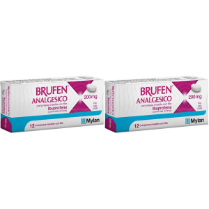 Trova Offerte di brufen analgesico 200 mg compresse rivestite con film set da 2 2x12 pz e compra online