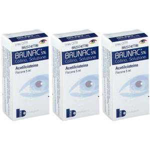 Trova Offerte di brunac® 5% collirio set da 3 3x5 ml gocce oftalmiche e compra online