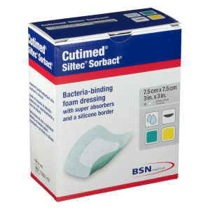 Trova Offerte di bsn medical cutimed® siltec sorbact 7,5 x cm 10 pz compresse e compra online