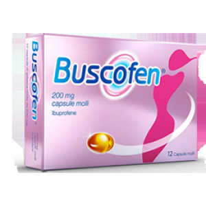 buscofen 12 capsule molli 200 mg ibuprofene bugiardino cod: 029396037 