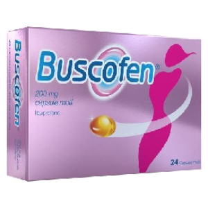 buscofen 24 capsule molli 200 mg ibubrofene bugiardino cod: 029396052 