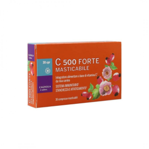 c500 forte masticabile 30 compresse bugiardino cod: 981001946 