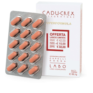 Cadu crex - superformula integratore capelli donna confezione 30 compresse
